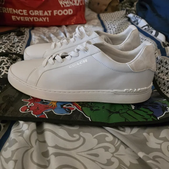 Coach White Sneakers - Picture 1 of 5